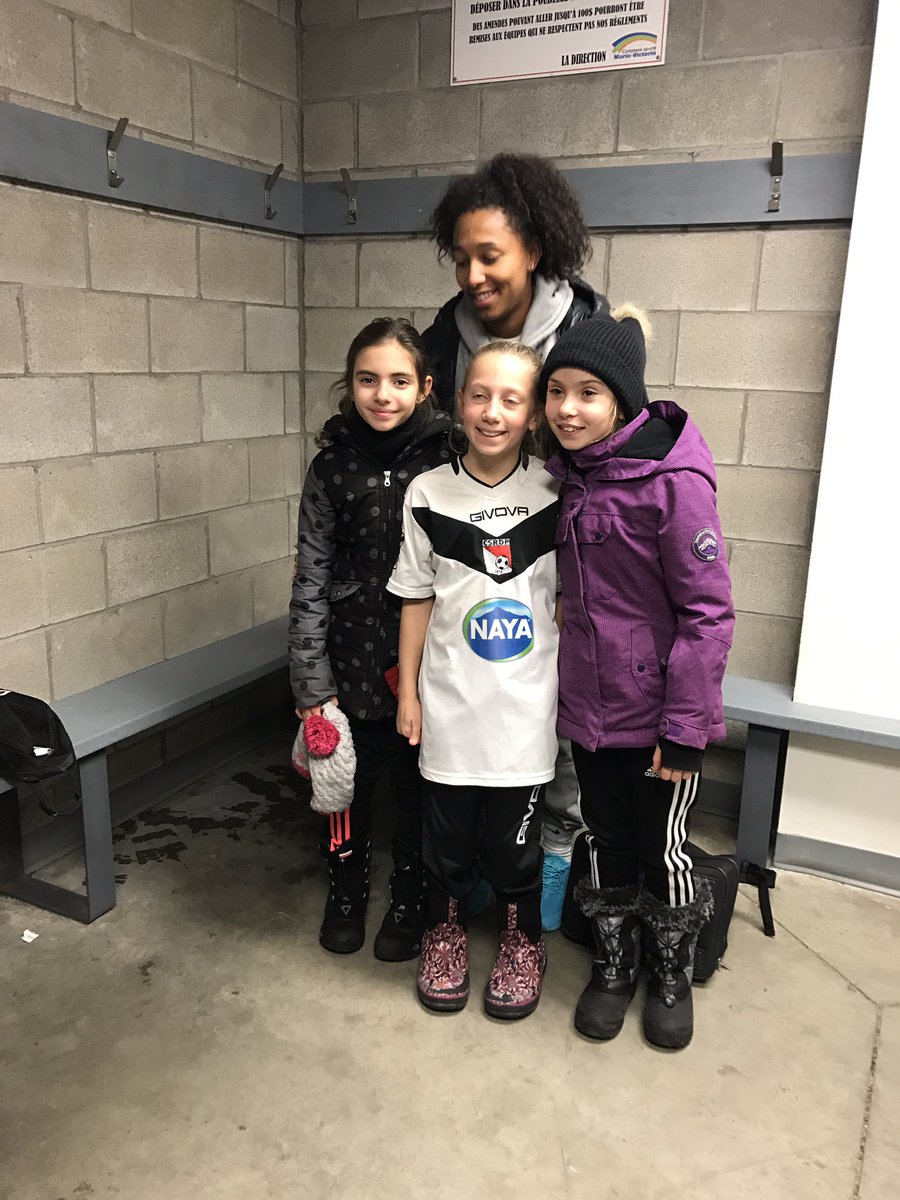 Thank you again @Amandiiiine07 these girls had a blast! #soccer #girlpower #TeamCanada
