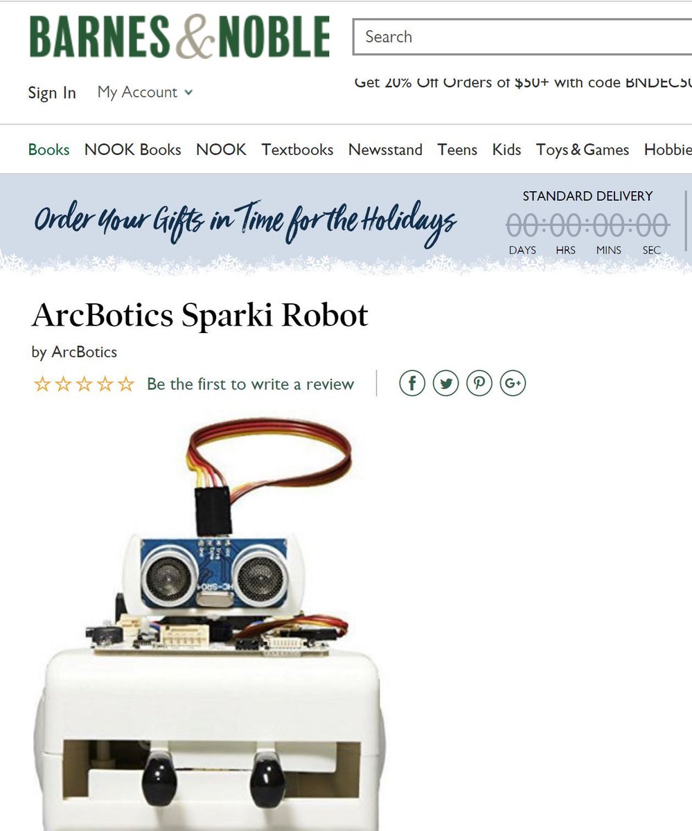 Arcbotics On Twitter Sparki Is Now Available At Barnes And Noble