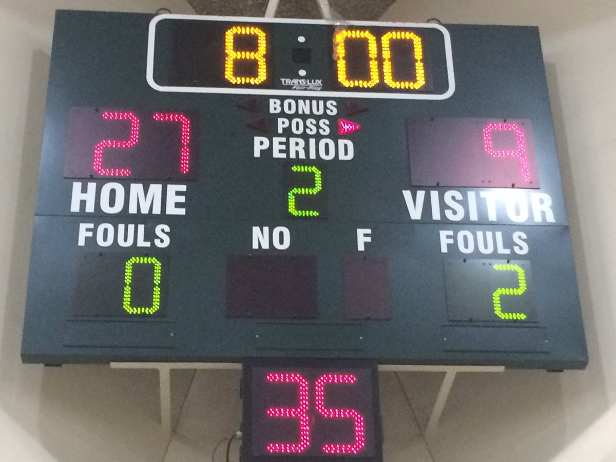 At the end of one, Blair beating Montebello