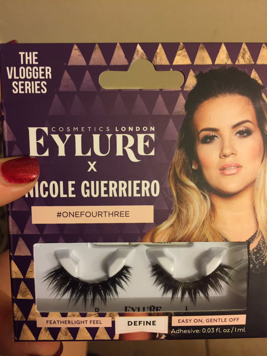 LauraRinTexas's tweet photo. @nguerriero19 I bought your @EylureOfficial #OneFourThree #vloggerseries lashes yesterday! Should I post a pic w them on tomorrow?! 😍 https://t.co/FxLGRKbw5g