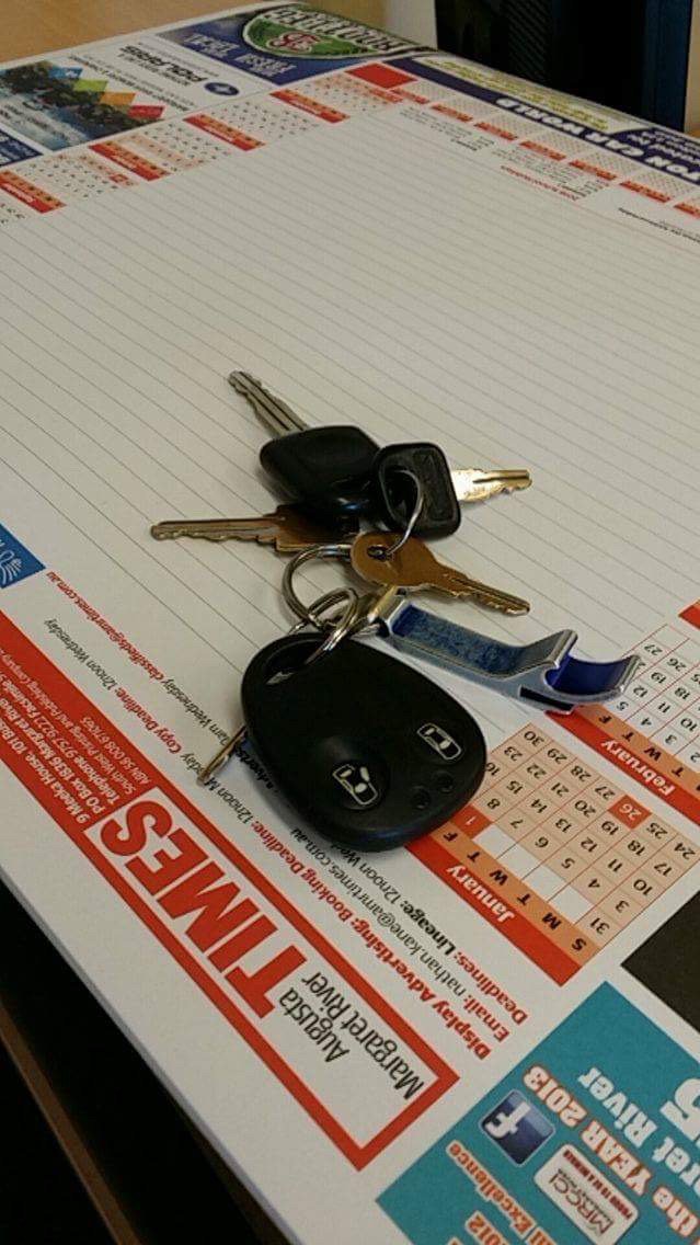 amrtimes's tweet image. Someone left their keys in the @amrtimes office in sunny #margaretriver. Any clues?