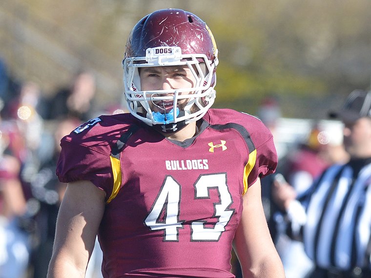 UMDBulldogs's tweet photo. Six @UMD_Football Bulldogs Collar Don Hansen All-Super Region 3 Honors. https://t.co/tjxSpWBhWW https://t.co/b2UeczUvCX