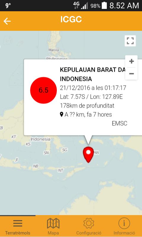 SmartFly_es's tweet image. #ALERTAsmartfly Importante #Terremoto en #Indonesia