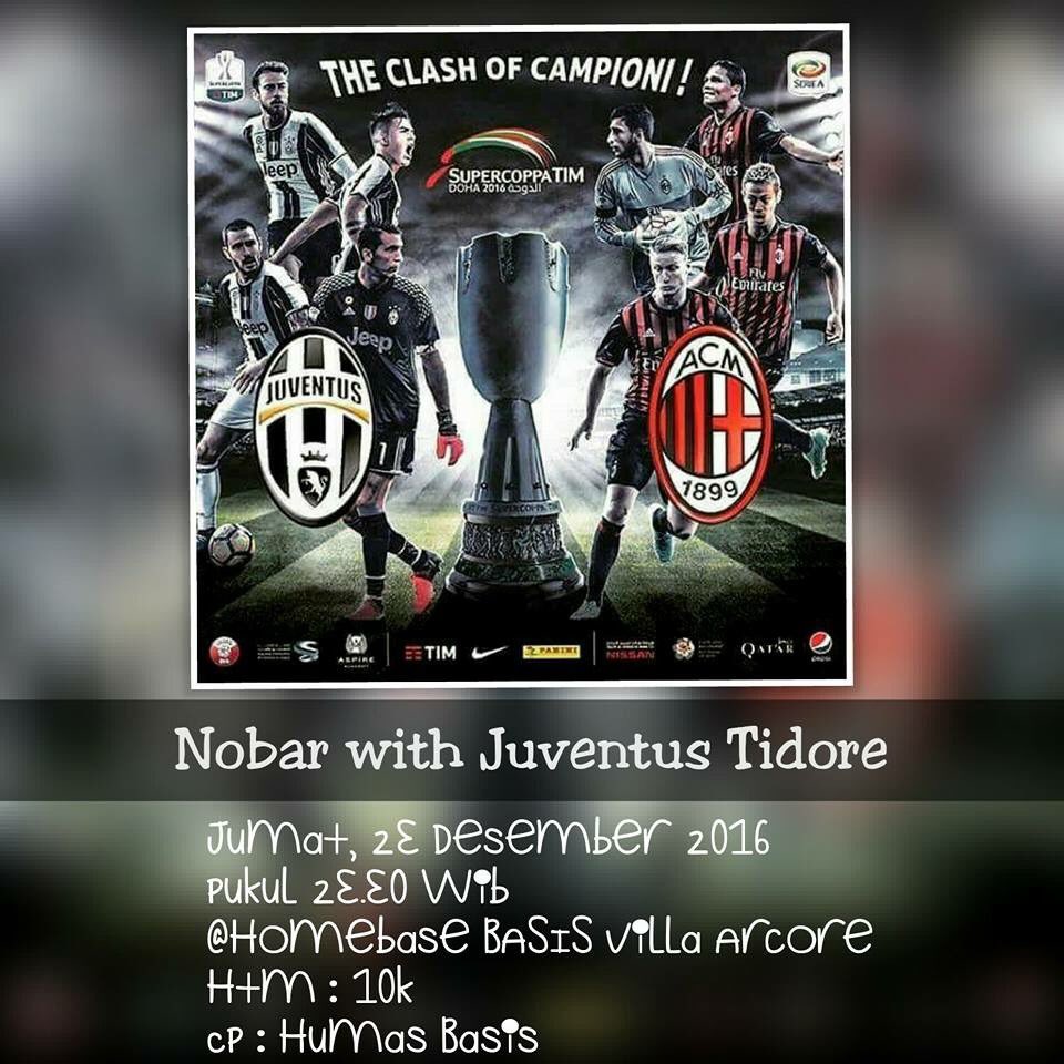 Nobar supercoppa italiana 
Cc <a href="/MilanistiOrId/">Milanisti Indonesia</a>