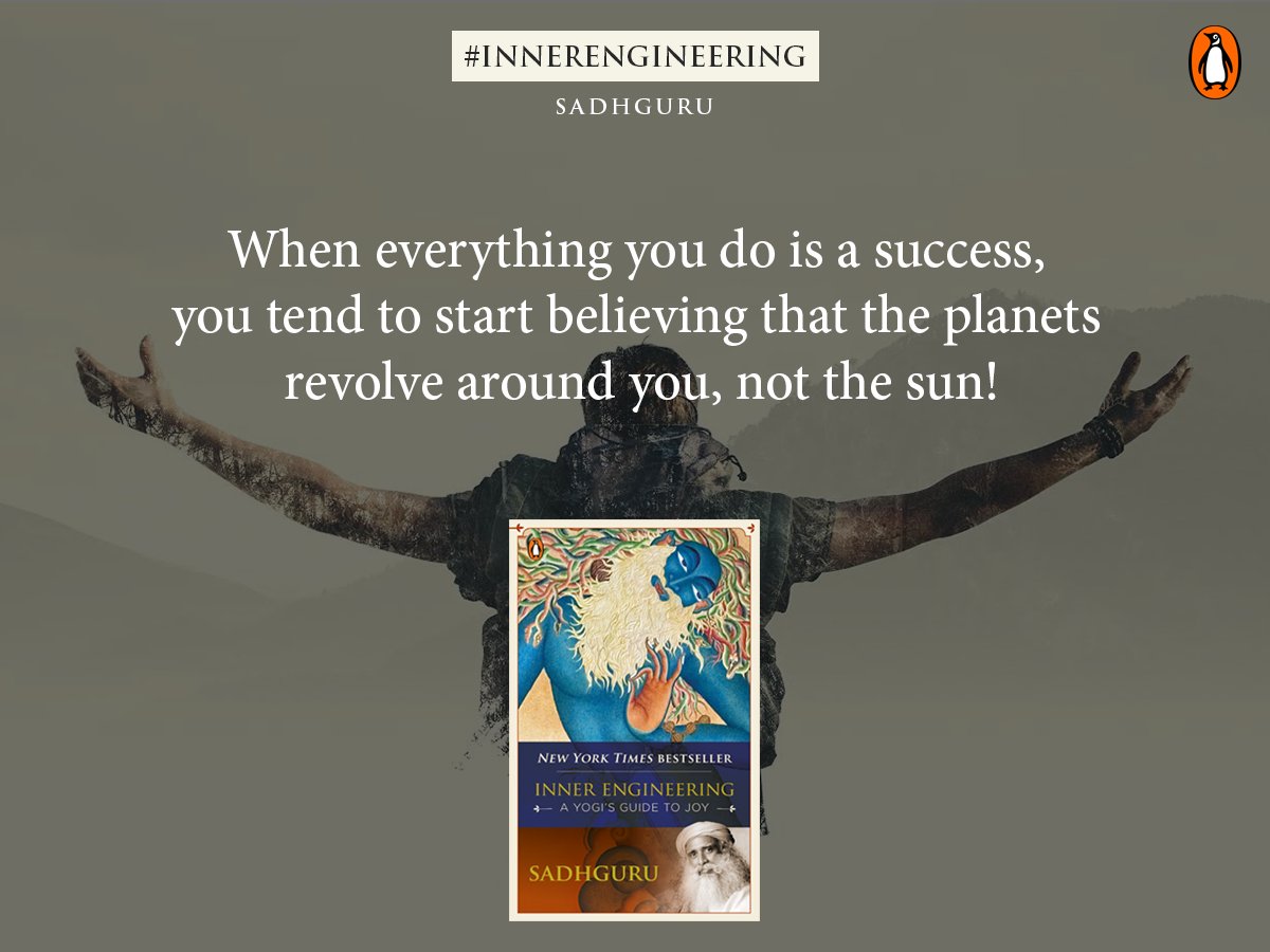 PenguinIndia's tweet photo. .@SadhguruJV presents readers with a time-tested path to achieving absolute well-being in with #InnerEngineering https://t.co/V0Rr3FN5yV