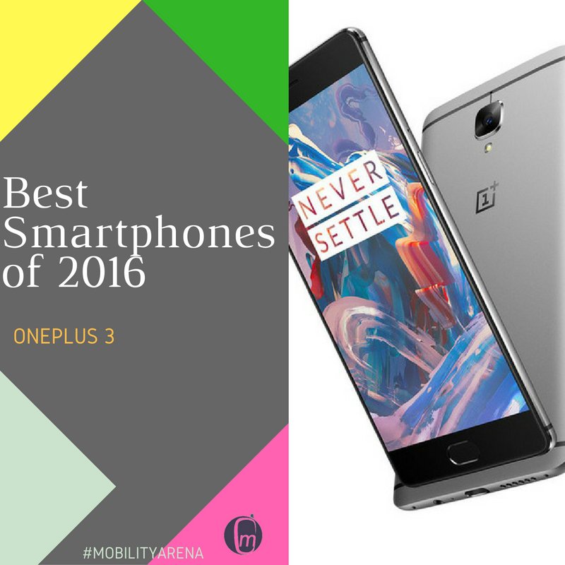 MobilityArena's tweet photo. Our pick of the 10 best Smartphones in 2016. No 1: One Plus 3 #Premiumbuild #64GROM #6GBram #3000mAhbattery #16MPrear #8MPfront #nomicroSD https://t.co/GOta1WevEE