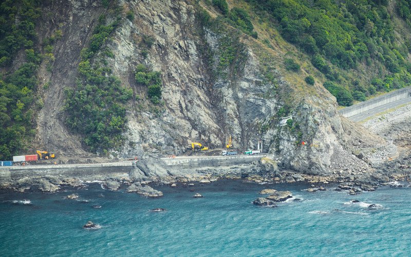 10,000 hours of work, 50,000 cubic metres of rock and material, 7000 truckloads - from 26 slips. And now SH1 south of Kaikoura is clear.