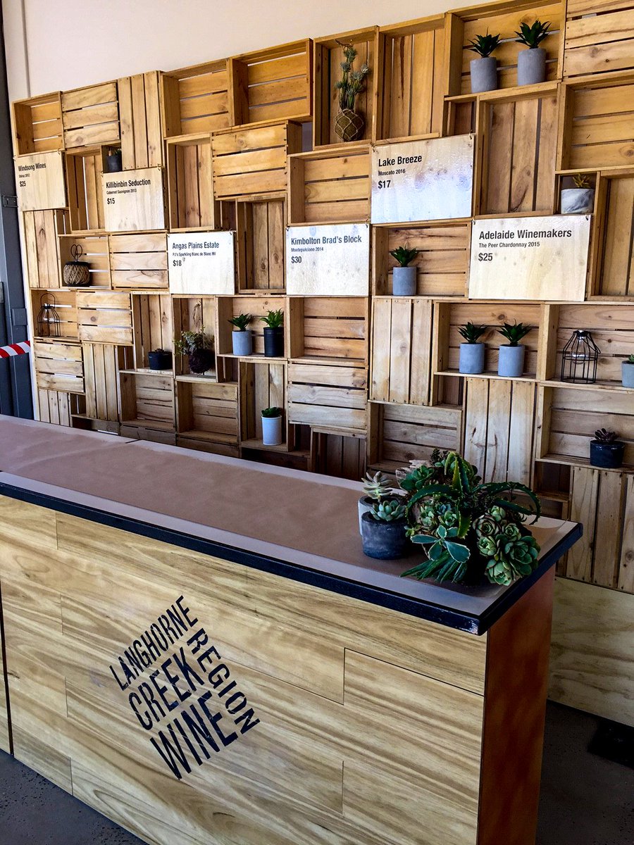 langhornecreek's tweet photo. Not long now until our Goolwa Pop-up Cellar Door opens for the summer! #Dec27 #Goolwa #SignalPoint
https://t.co/6iMZBPOu17 https://t.co/OKaoNoU5Dd