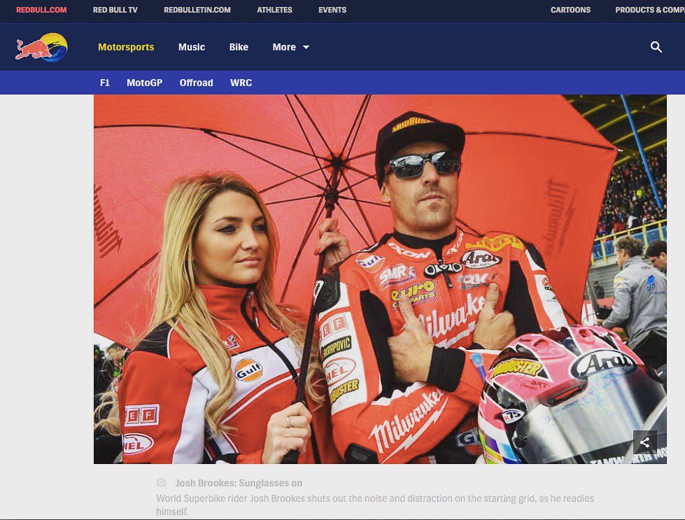 We're featured on <a href="/redbull/">Red Bull</a> with <a href="/JoshBrookes/">Josh Brookes</a> #spotthelogos #mudbuster