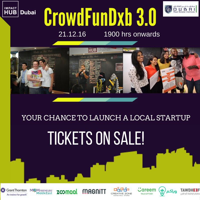 creativezonedxb's tweet photo. 20 start-ups will pitch for YOUR vote at #CrowdFunDxb! Get your tickets and vote for your favorite - https://t.co/JKJxEipN9R https://t.co/ObiFMXMQYL