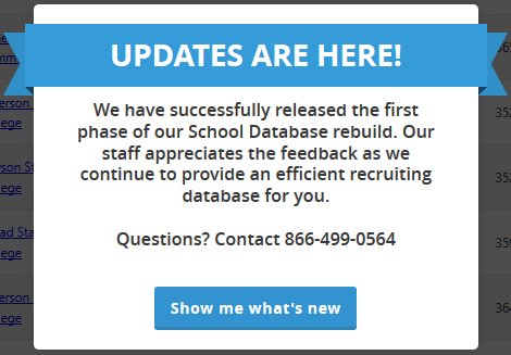 Jumpforward's tweet photo. When you log-in, in the morning coaches, new updates to the School Database will be present. We hope you like #jfnextlevel https://t.co/8fqy4dlT5u