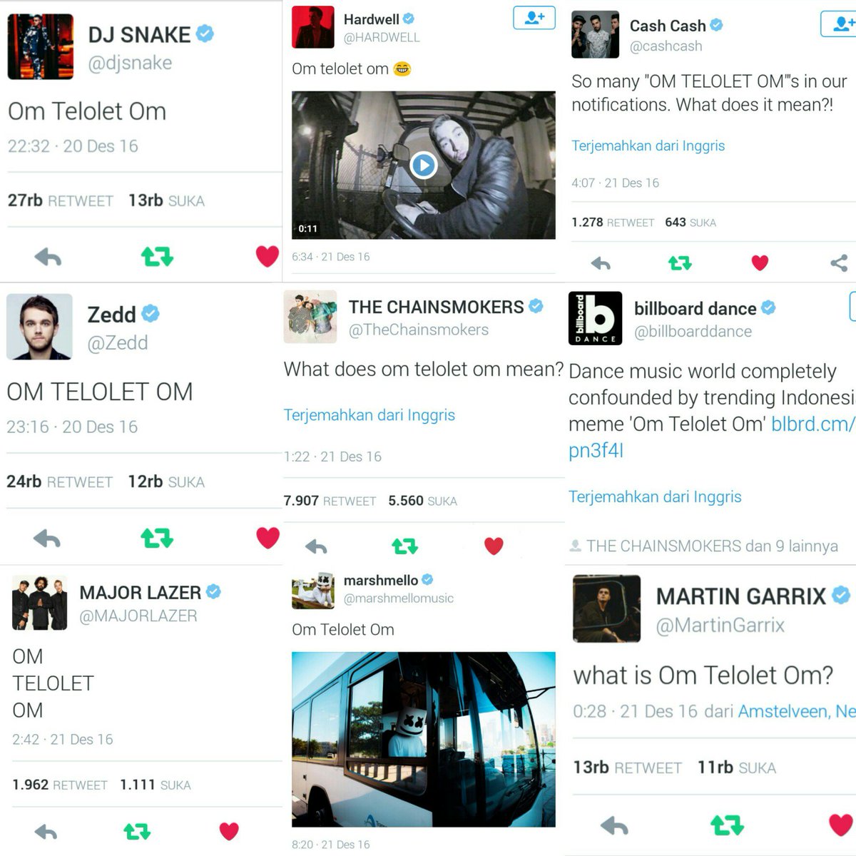 OM TELOLET OM jadi TTWW👏👏👏🚌💨💨💨 Billboard juga ikut bahas😂 <a href="/billboard/">billboard</a> <a href="/onedirection/">One Direction</a> <a href="/netmediatama/">Netmedia</a>  <a href="/BreakoutNET/">BreakoutNET</a>