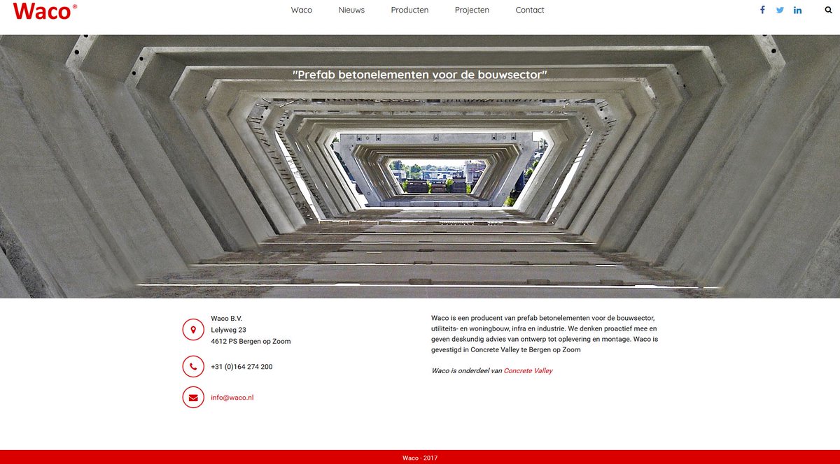 Visit Waco’s brand new website at: waco.nl!