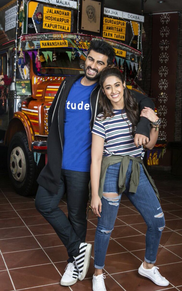 Let the madness continue !!! Smiles galore Karan and sweety aka <a href="/Ileana_Official/">Ileana D'Cruz</a> and me !!! #Mubarakan