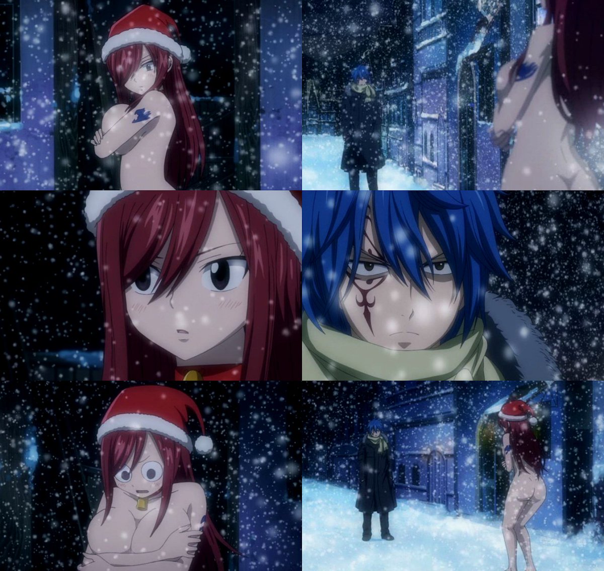 Juviachaan's tweet image. Jerza in FT Christmas special 💙