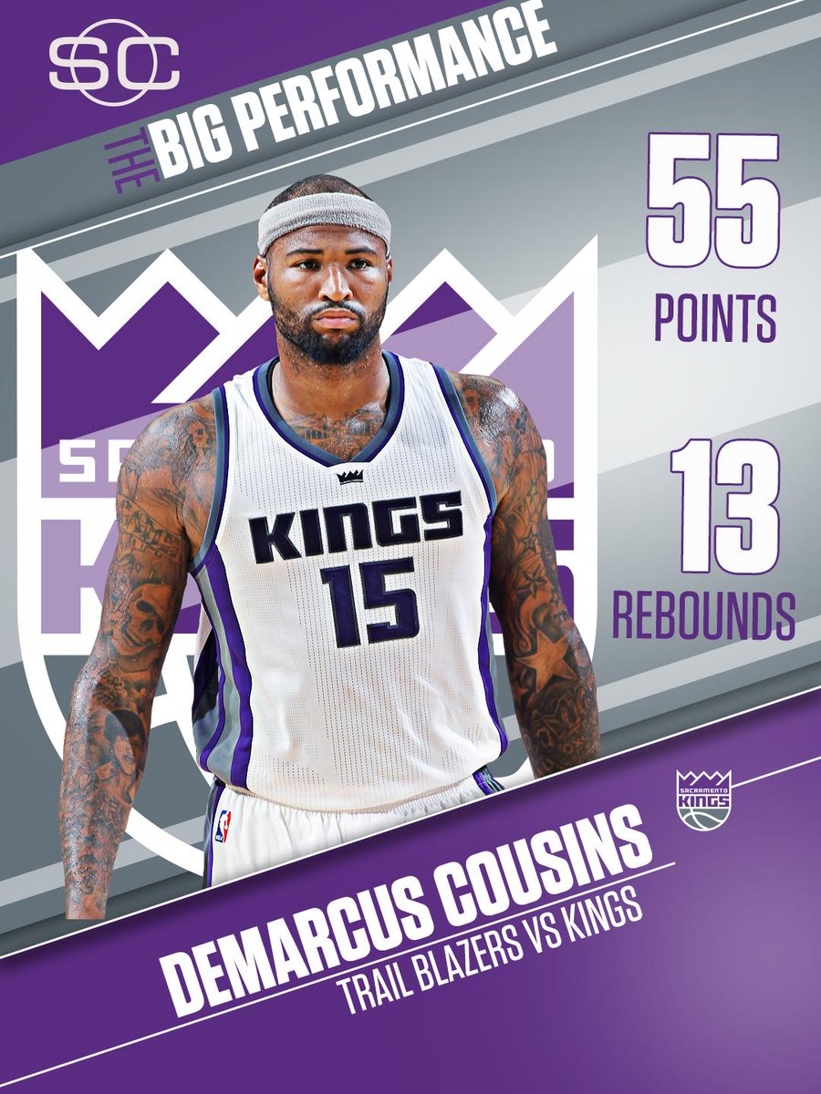 Demarcus Cousins Kings Stats