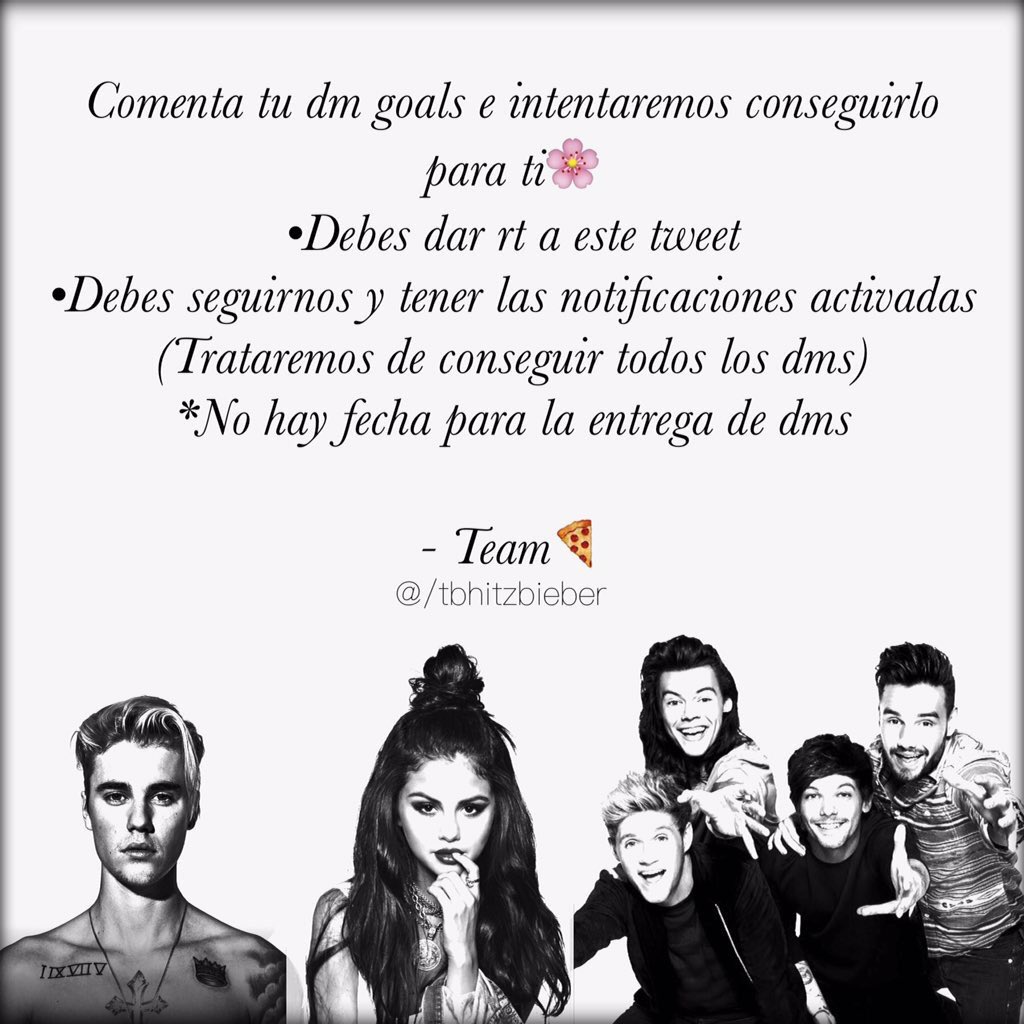tbhitzbieber's tweet image. ¡Cumple tu sueño con nosotras!💖

-Team❣