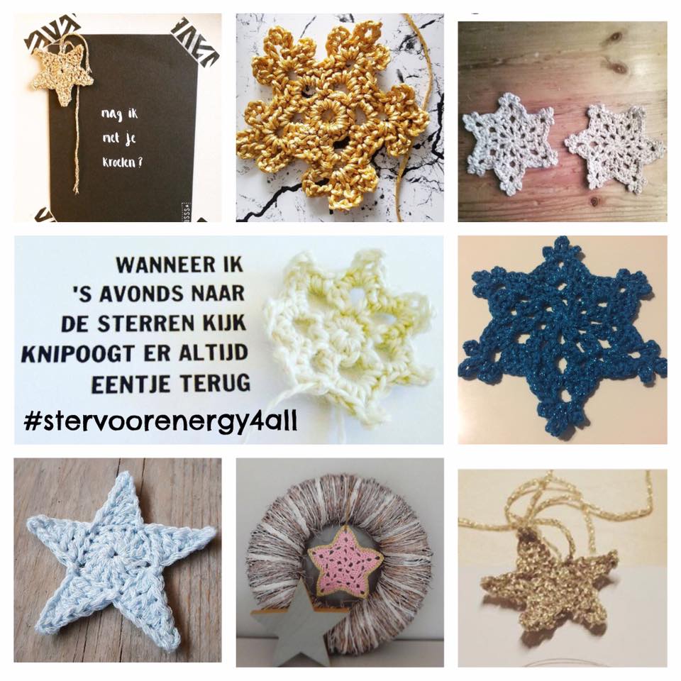 energy4all_nl's tweet photo. Lief! Wijke Michels @kobus_mikka doet oproep #Instagram, haak een #stervoorenergy4all &amp; post een foto: doe jij mee? 
https://t.co/OwHI7OYHle https://t.co/aaUFosbeAB