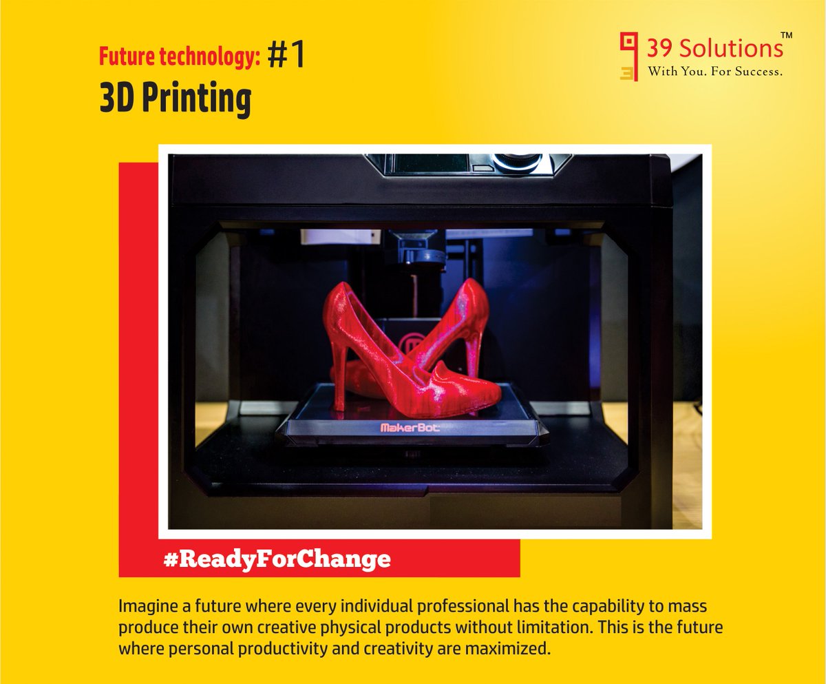 39Solutions's tweet photo. Future Technology: #1
3D Printing
Call: 9769 039 039
#Business #Strategy #ideas #Businessworld #39solutions #futuretechnolog #3dprinting https://t.co/f6d2T3vntZ