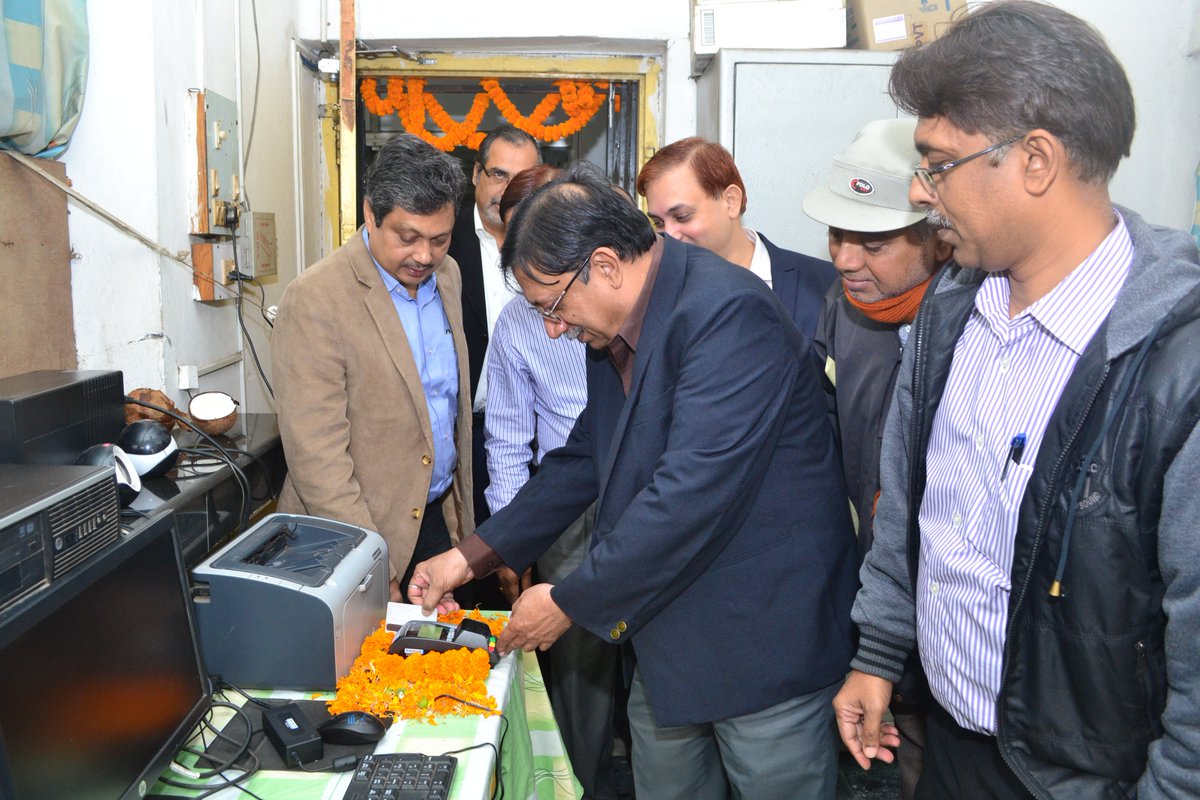 DSPSAIL1's tweet photo. POS machines installed and inaugurated at DSP Main Hospital and at Ispat Bhawan. DSP implementing 100% digital / cashless transactions. https://t.co/KBFuhgwzSd