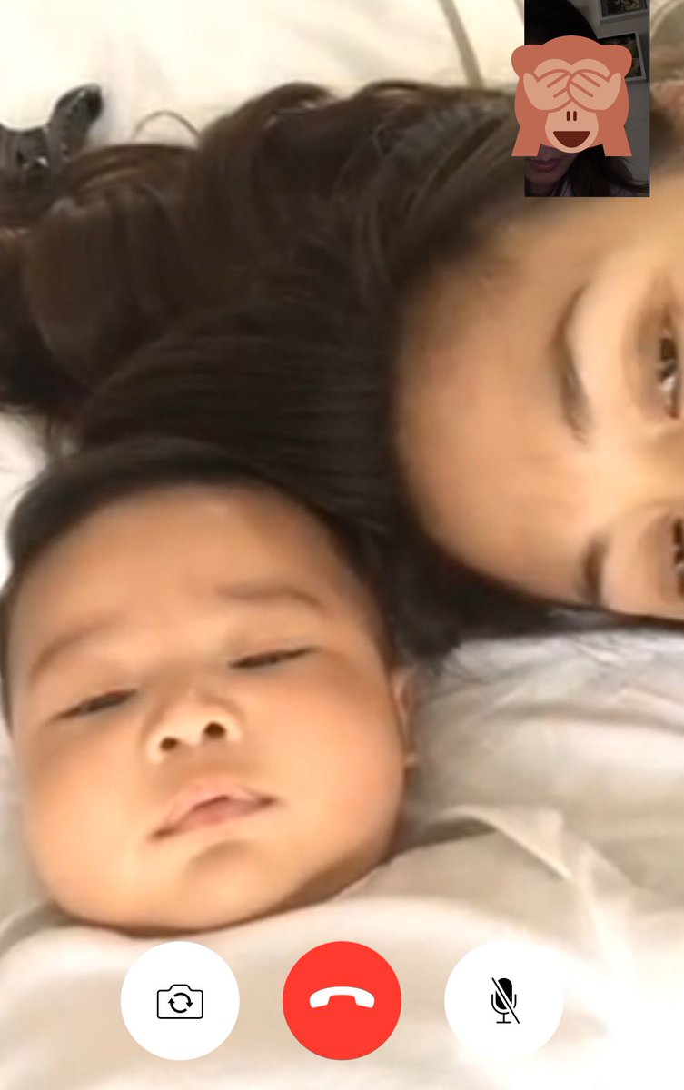 Mscathygonzaga's tweet photo. When the baby misses tinang...... it's Facetime with ate and Sebyo!!! ❤️❤️❤️ https://t.co/M9loo7uuV5
