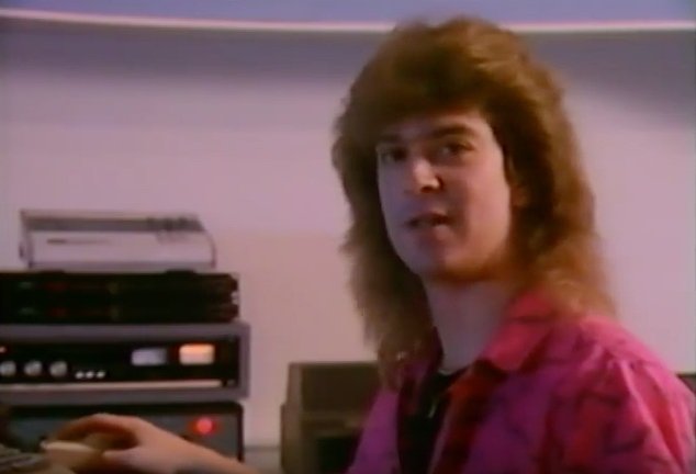 Fun ad from 1988 about the Mac's #midi capabilites. We all know midi is great, but look at this guy's hair! youtu.be/7sACo5QntGc #80s