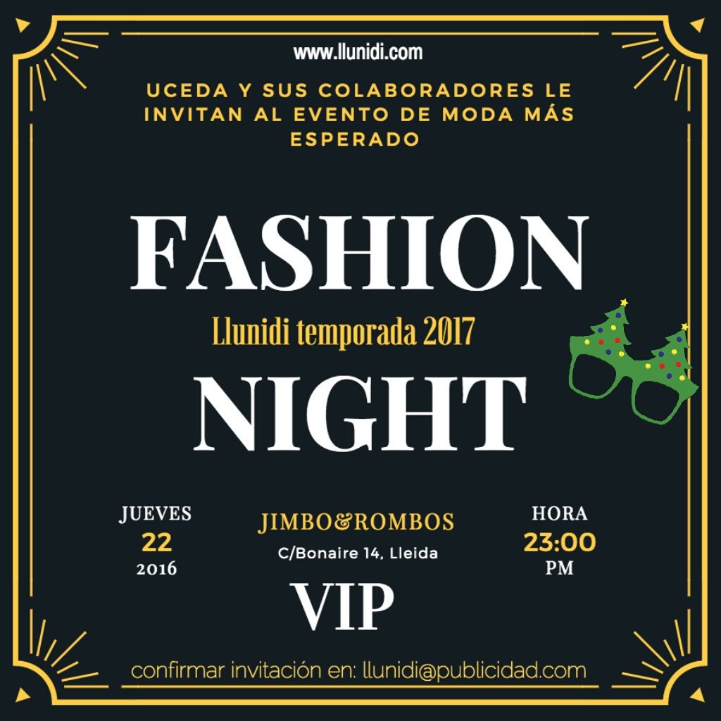 Neeelaw's tweet photo. ¡Mañana es el último día de clase! Ven a celebrarlo al Jimbo&amp;Rombos (Lleida) Moda, bebida y muchas sorpresas @llunidibyuceda #llunidi https://t.co/oaMNEZfR84