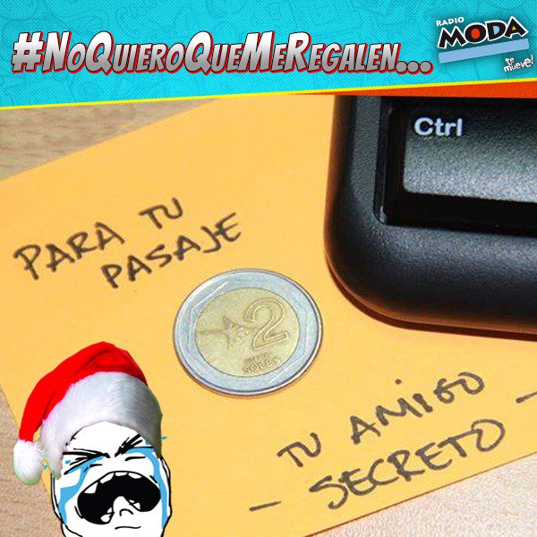 carlonchodemoda's tweet photo. #NoQuieroQueMeRegalen
Época navideña y temporada de regalos, pero seguramente al recibir alguno te has llevado una sorpresa negativa @ModaFM https://t.co/OeoCV7URpL