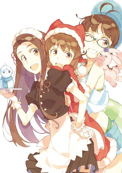 冬コミに出すアイマス総集編パート2の表紙絵 