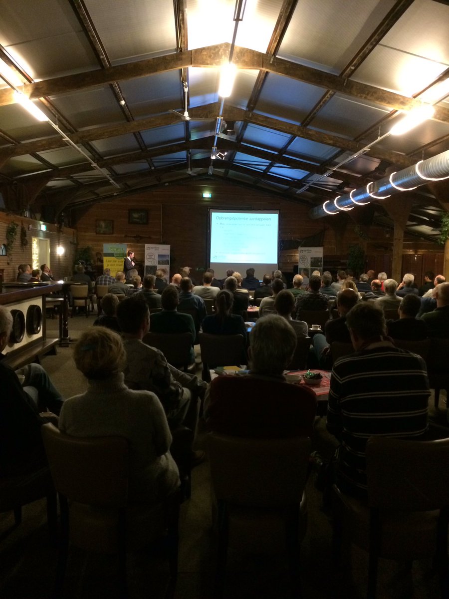 Volle zaal bij @Agrifirm_Plant vandaag worden de #consumptie #aardappelen besproken