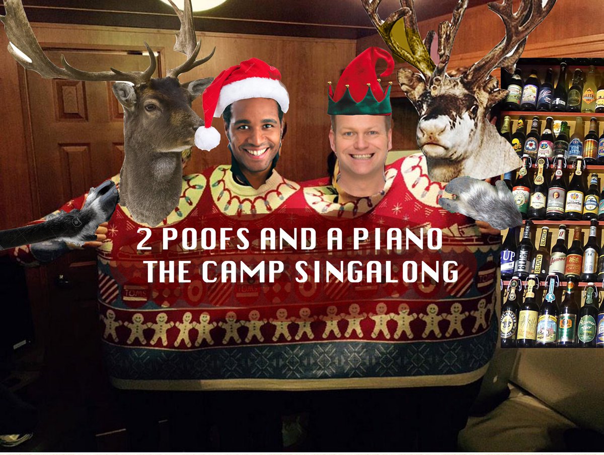 Lube up your vocal cords as 2 poofs&amp;a piano camp Xmas singalong is TOMORROW night <a href="/BottleShopSE1/">Closed</a> few tickets left goo.gl/vbomms