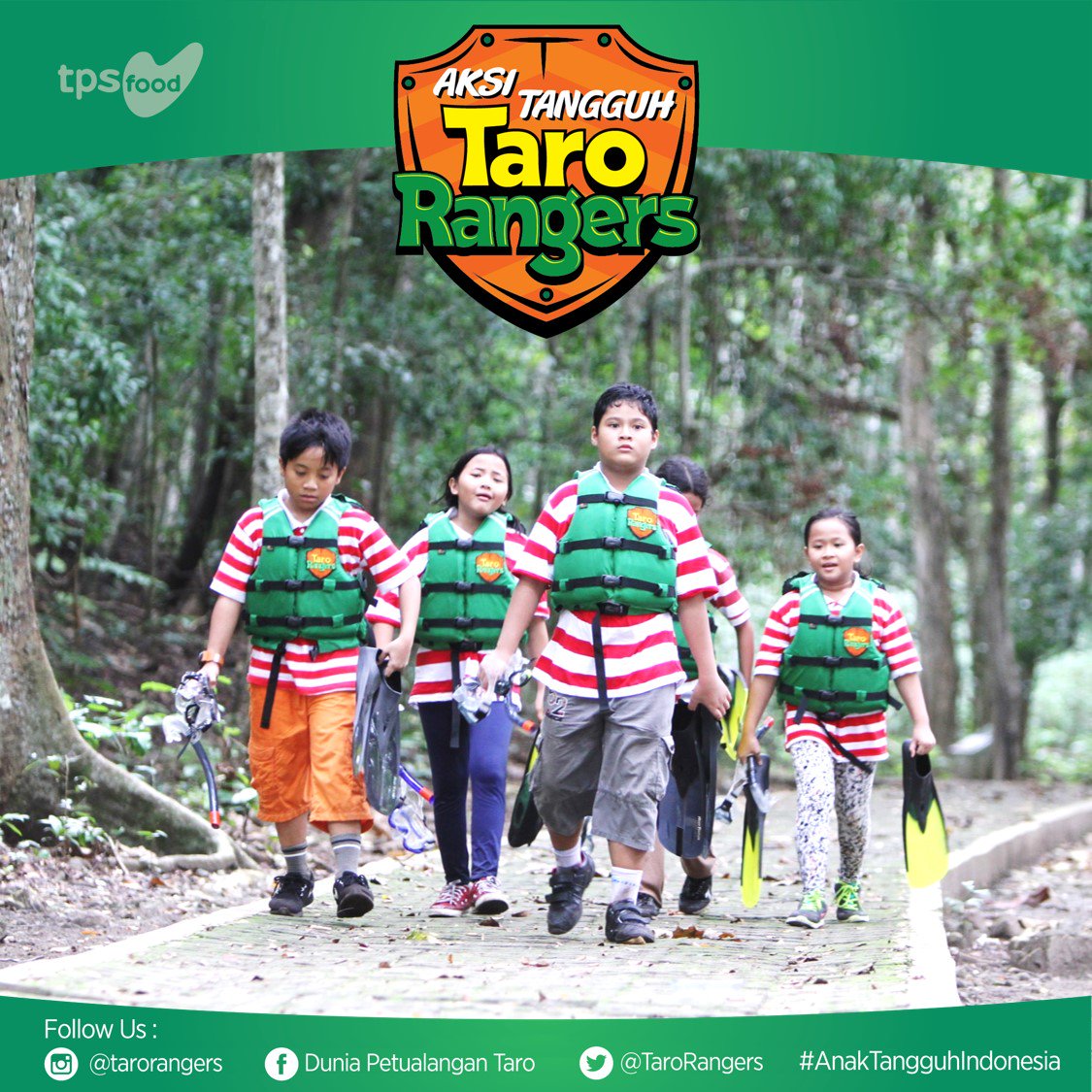 Taro Rangers tangguh itu adalah yang berani menghadapi berbagai tantangan! RT kalau setuju!