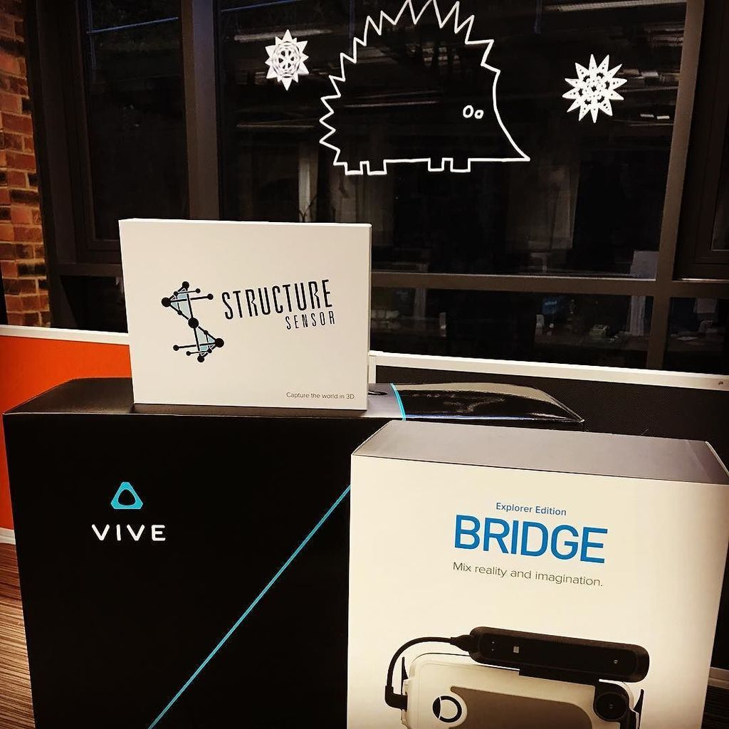 hedgehoglab's tweet photo. Taking delivery of some new gear for our Immersive Technologies division #vr #ar #vive #occipital #innovation #work… https://t.co/MOMWYBPCaJ