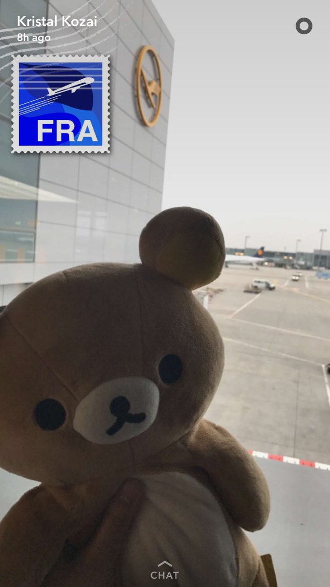 OfficerJennny's tweet photo. My roommate is taking Kuma around the world on an adventure 🐻✖️🌍 https://t.co/tSrN0qbOPU