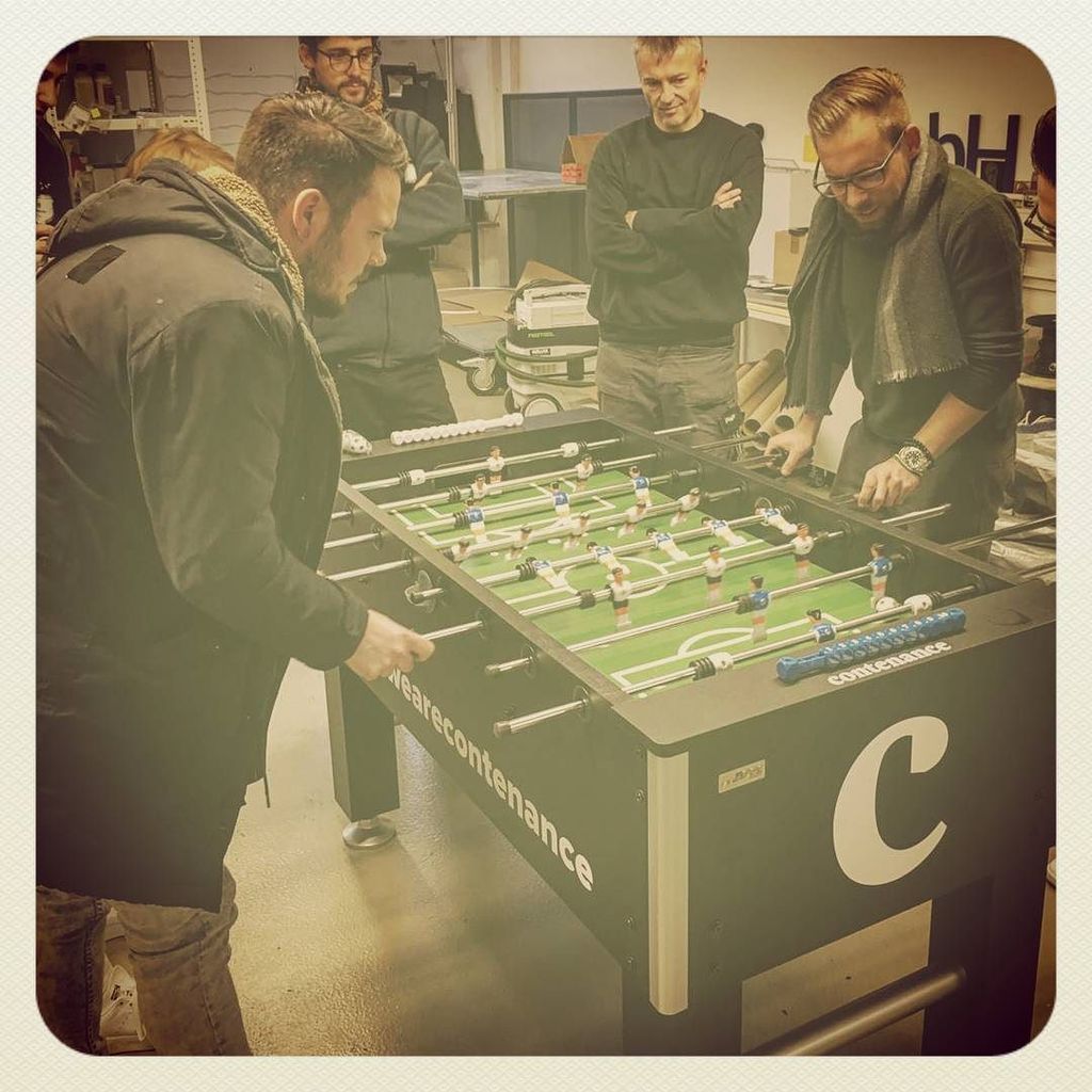 wearecontenance's tweet photo. Hello Tischkicker - Bye Bye Work! 🐴

#wearecontenance #stuttgart #agencylife #happyxmas https://t.co/qJTwcrunoZ