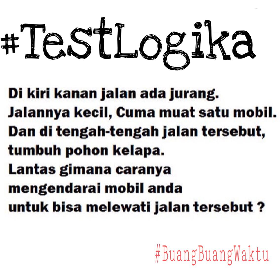 DJFMSURABAYA's tweet photo. #TestLogika #AsahOtak: Hayooo gimana ya caranya? Yuk jawab pertanyaan ini skg juga! ;) #BBW https://t.co/L7F2LJi0xe