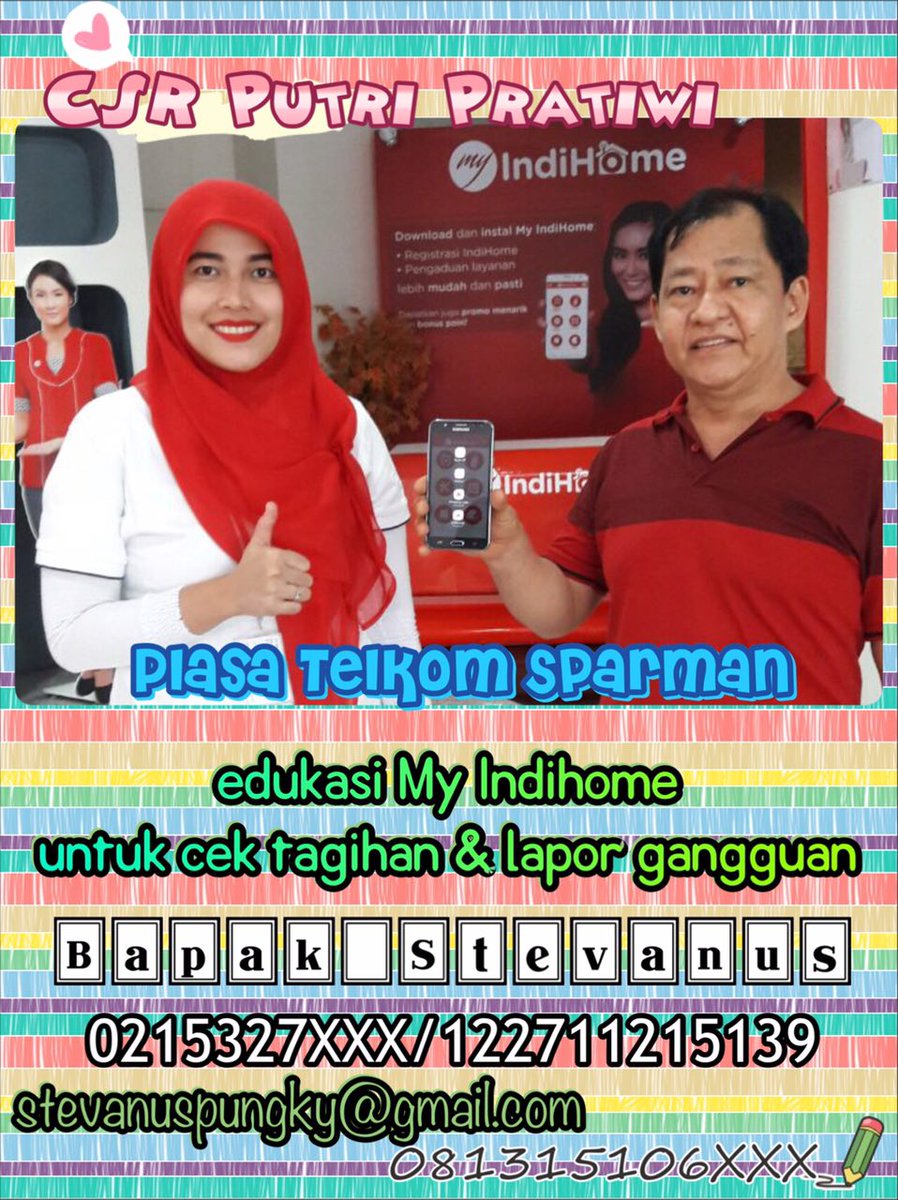 sheffysyafrida's tweet photo. Edukasi My Indihome #testimoniindihome #indihome @TelkomCare @pratiwi_pu https://t.co/MT9j3IoWhL