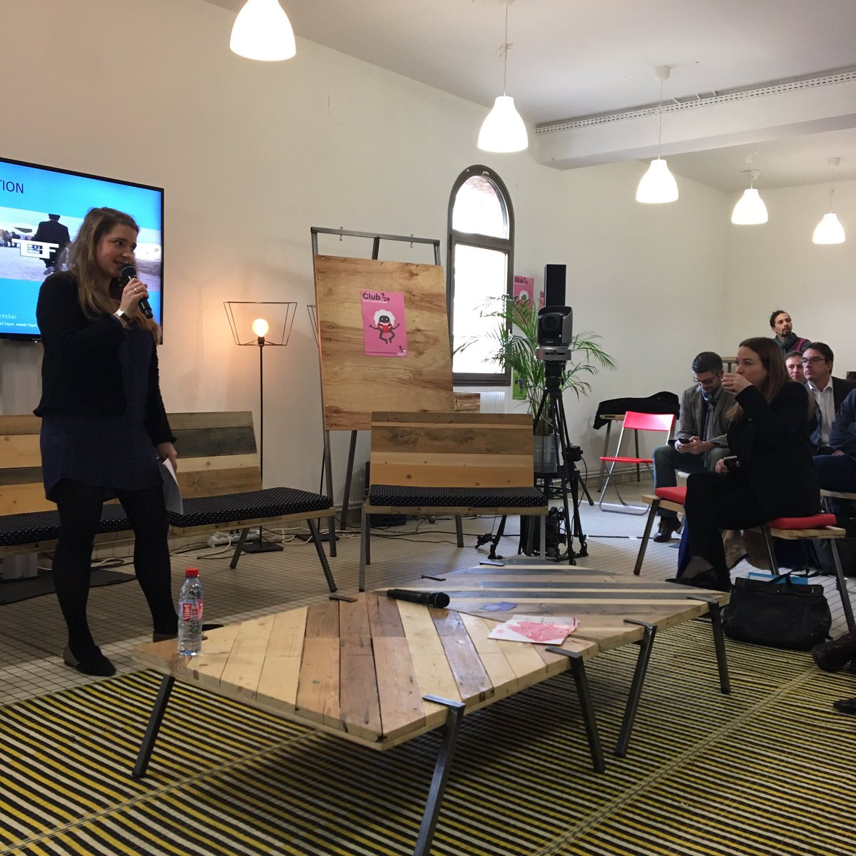 joakirk's tweet photo. .@LouisaMesnard from @TextFugees is introducing @axellelemaire event for non-profits and fundraising in France. #techfugees @techfugees https://t.co/QuS9Dh1d4V