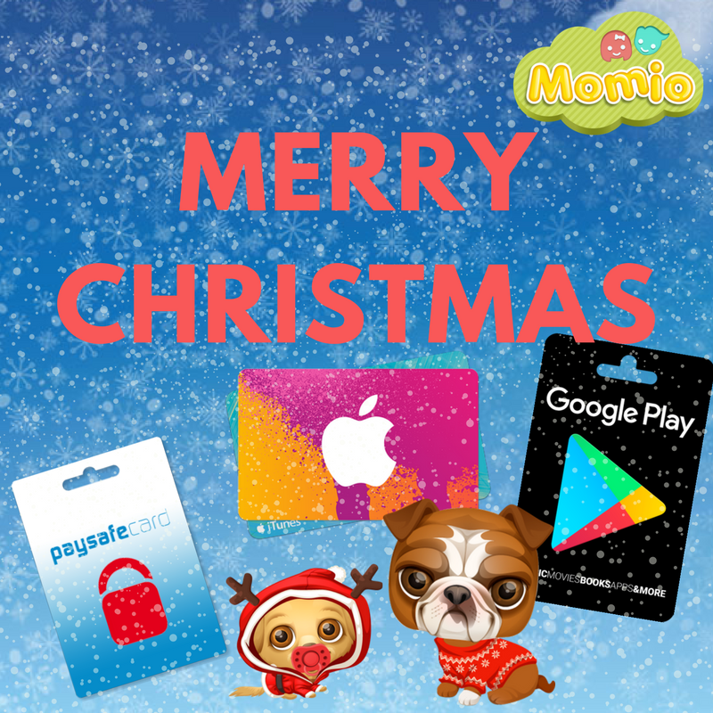 Momio_official's tweet photo. In-app purchases help us to keep Momio safe! For parents it is key to have control over costs though. What about a gift card for Christmas? https://t.co/AXHH6wTZXG
