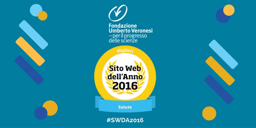 Fondaz_Veronesi's tweet photo. fondazioneveronesi.it è nuovamente il Miglior Sito sul tema Salute #SWDA2016. Grazie di cuore a tutti!… https://t.co/Kztx4T4fpu https://t.co/oem49kNc4V
