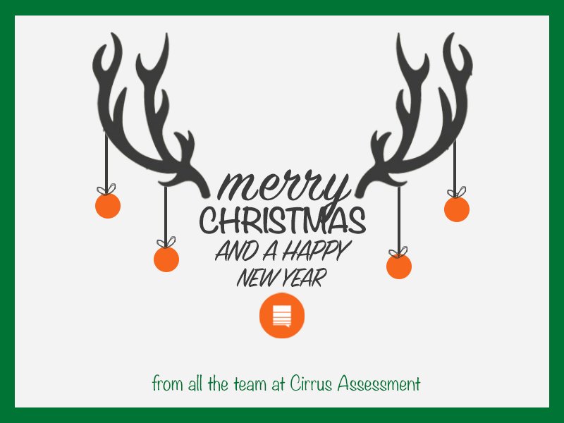 CirrusAssess's tweet photo. Wishing all our customers and partners a very Merry Christmas and a Happy New Year! https://t.co/g3YOT4RnDC