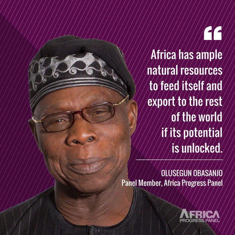 africaprogress's tweet photo. If #Africa's potential is unlocked, it can feed itself and export to the rest of the world. https://t.co/0aCr4eTdd0