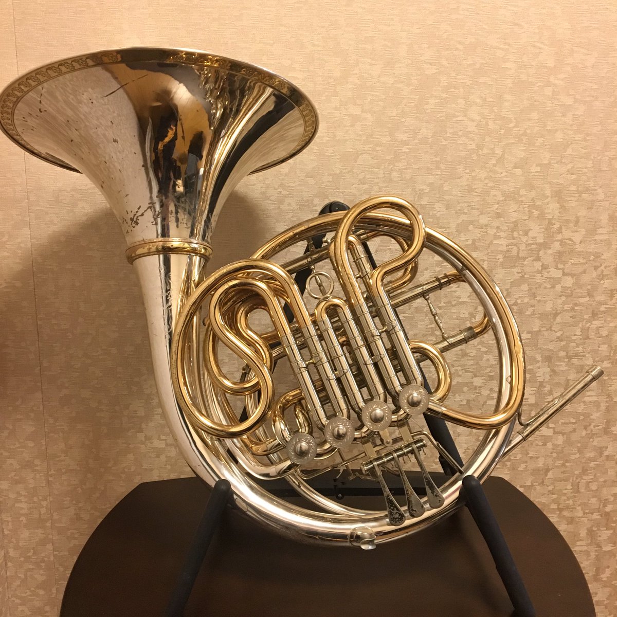 値下げ！E.シュミット用　フレンチホルン　ノンラッカーベル 値下げ！E.シュミット用 フレンチホルン ノンラッカーベル 値下げ！E