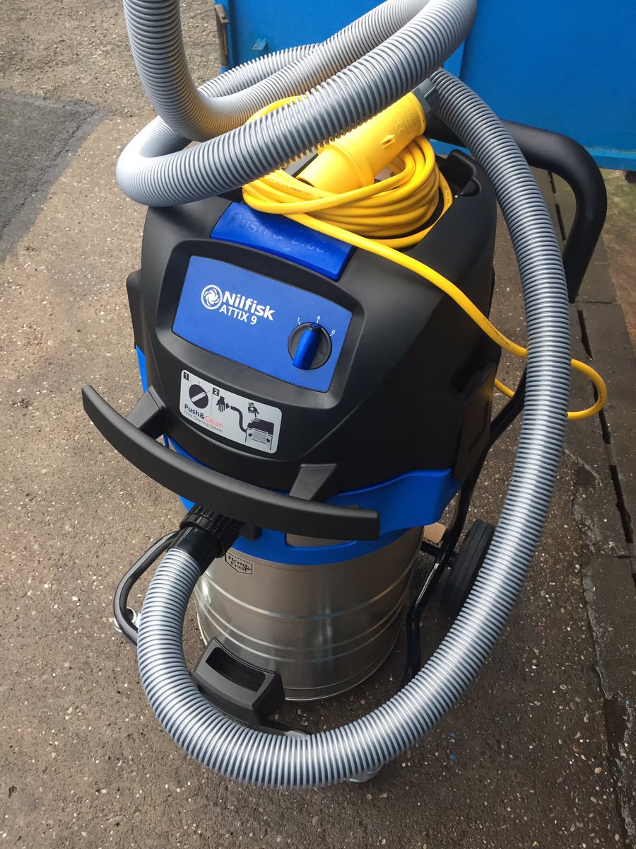 BritcleanUKLtd's tweet photo. Here's a Nilfisk Attix 9 110 volt vacuum ready for delivery this morning, a cracking vac for the price! #britclean #nilfisk #Staffordshire https://t.co/SgaLNyQlpd