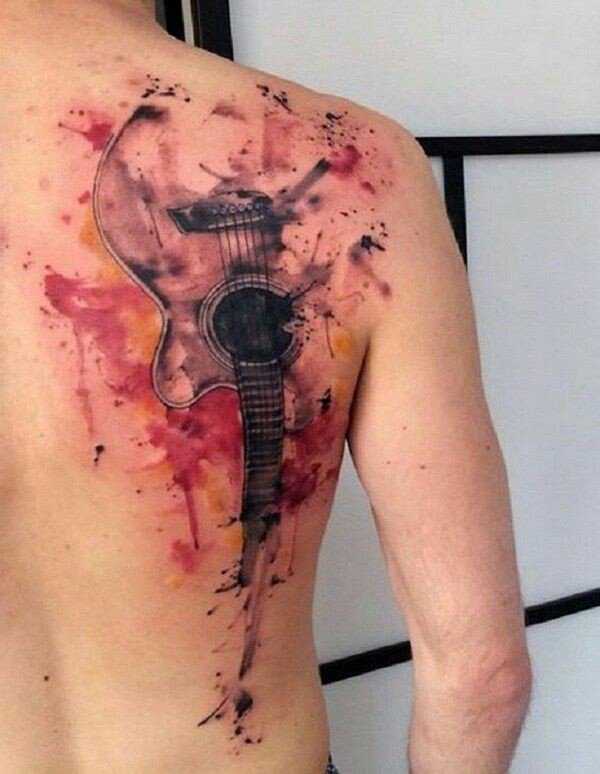 #tattoo #TattooDesigns #tattooart # guitar #music