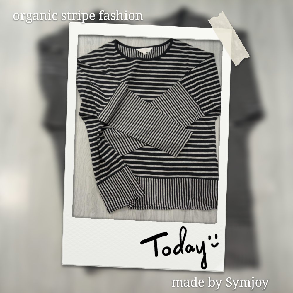 #Symjoy#
Classic will never out, will you in?
Organic stripe knit jersey to make your beutiful top and dress