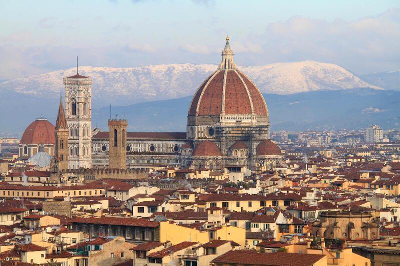 Winter in Italy is as well beautiful as summer. Florence has lots of cosy and tasty places for dating ❤
