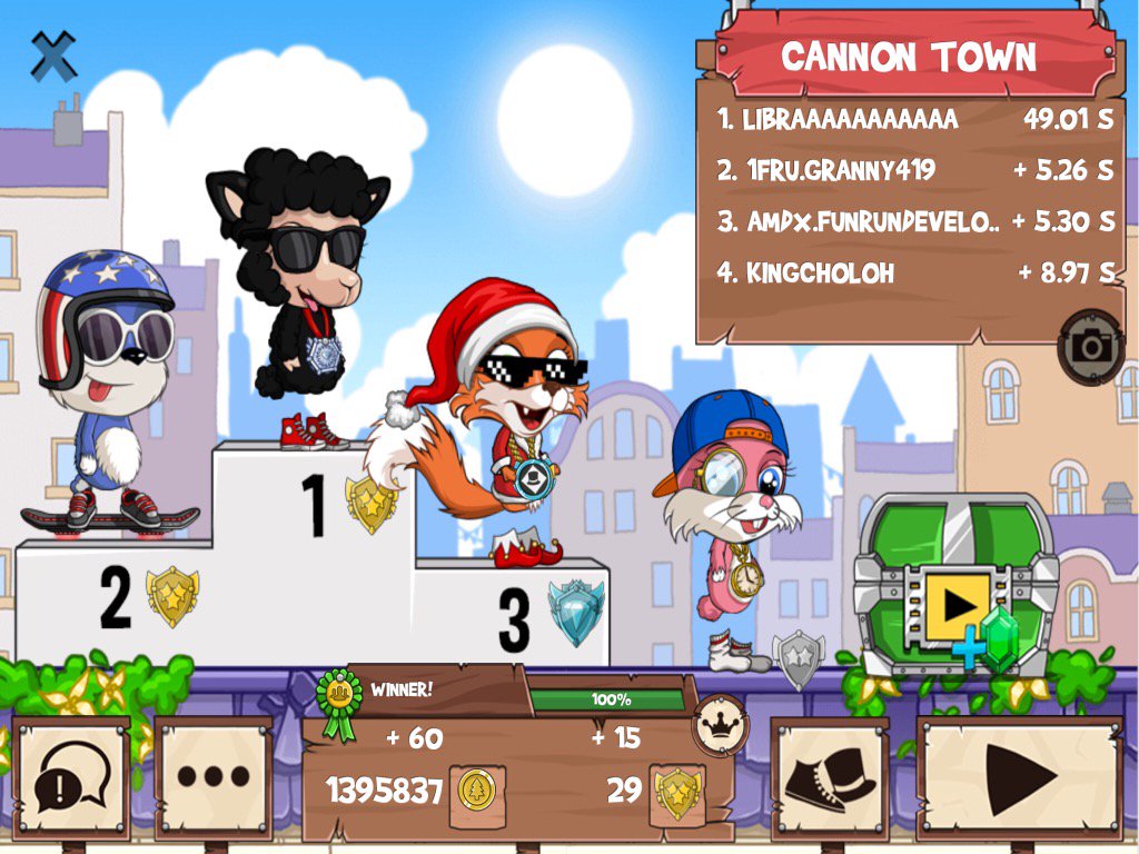 LibraaaaaFR2's tweet photo. Get on my level, son! #funrun2 #granny419 #FunRunDeveloper #KingCholoh https://t.co/dYZU09GHCA