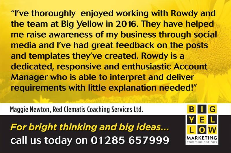 BigYellMkting's tweet photo. π #Testimonial π
Thank you so much from #Maggie at #RedClematis, we have very much enjoyed working with you in 2016 π https://t.co/ILCshEFrUS