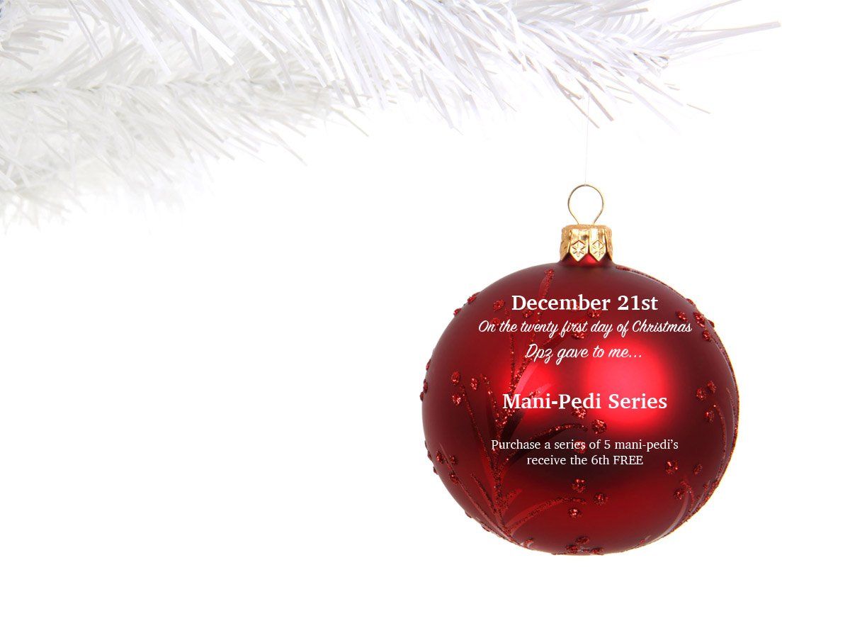 TheDpz's tweet photo. On the twentieth day of Christmas
#thedpz gave to me...#dpz12daysofchristmas #24hours #happyholidays #holidaydeals #beauty #dawnspizzazz https://t.co/ZIdGHuCNo6